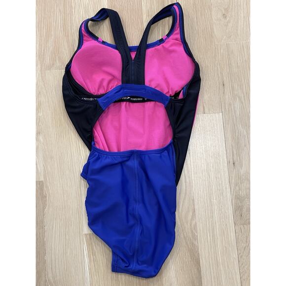 Speedo One Piece Women’s Swimsuit Swim Training Racing Size 8 - Picture 2 of 7